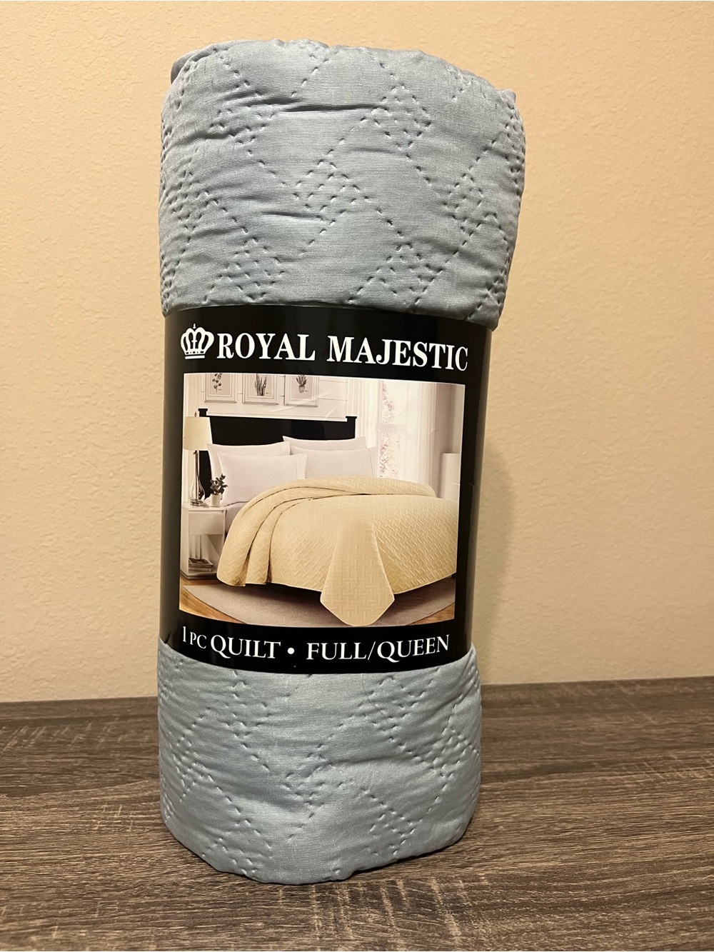 Majestic Grey Quilted Full/Queen Quilt